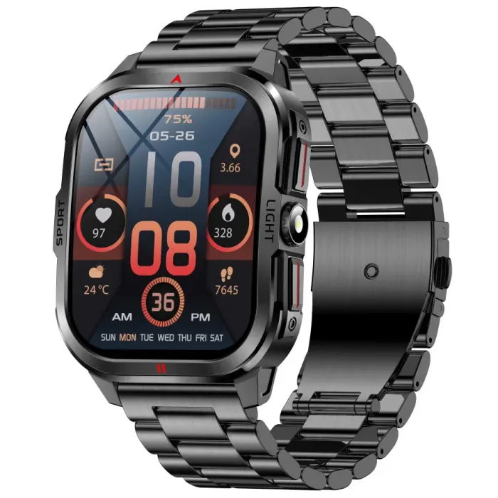 Розумний смарт годинник Smart Fanastic Steel, 2 ремінці - зображення 8