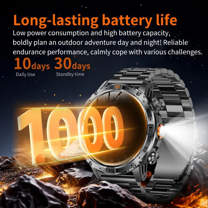 Розумний смарт годинник Smart Fire Rubber з компасом - зображення 19