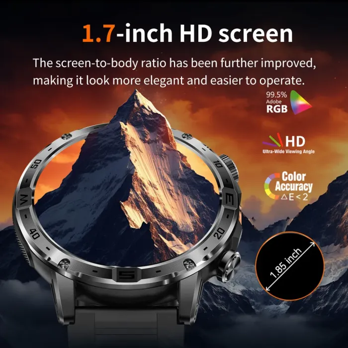 Розумний смарт годинник Smart Fire Rubber з компасом - зображення 23