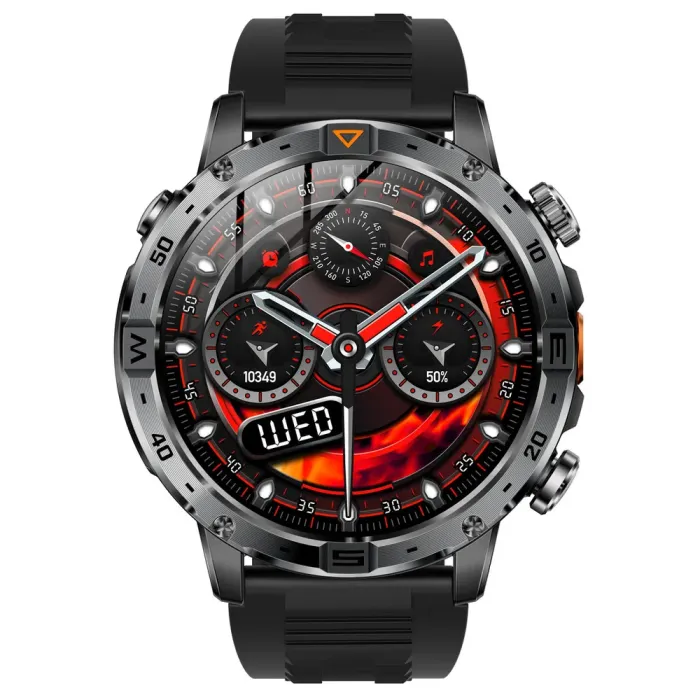 Розумний смарт годинник Smart Fire Rubber з компасом - зображення 15