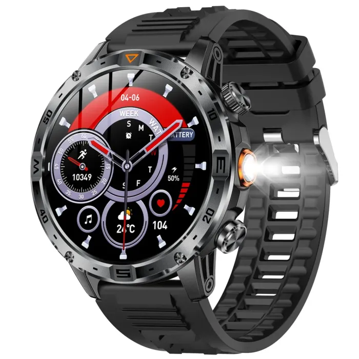 Розумний смарт годинник Smart Fire Rubber з компасом - зображення 21