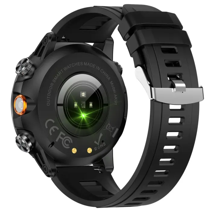 Розумний смарт годинник Smart Fire Rubber з компасом - зображення 13