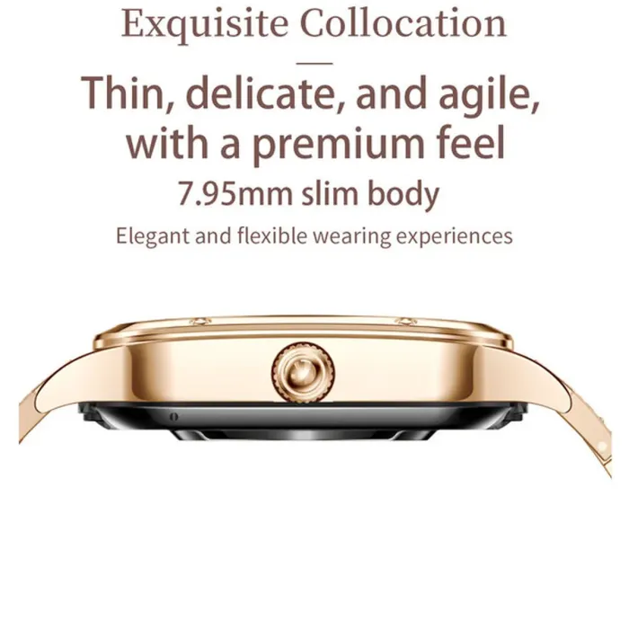 Розумний смарт годинник Smart Flower New Gold - зображення 11