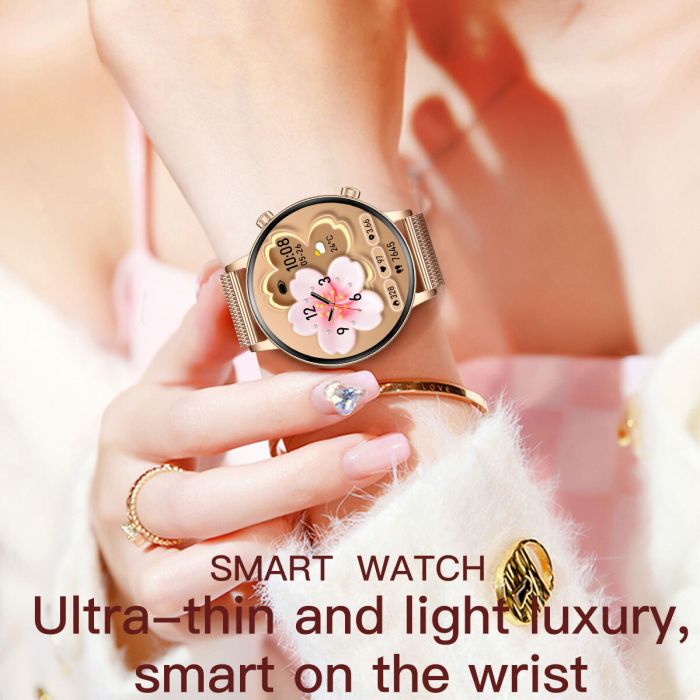 Розумний смарт годинник Smart Flower X Gold, 2 ремінці - зображення 5