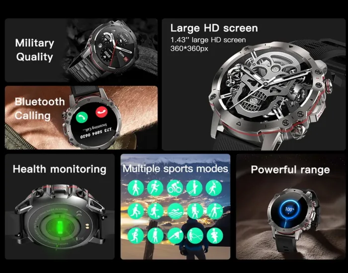 Розумний смарт годинник Smart Forest Pro Black - зображення 11