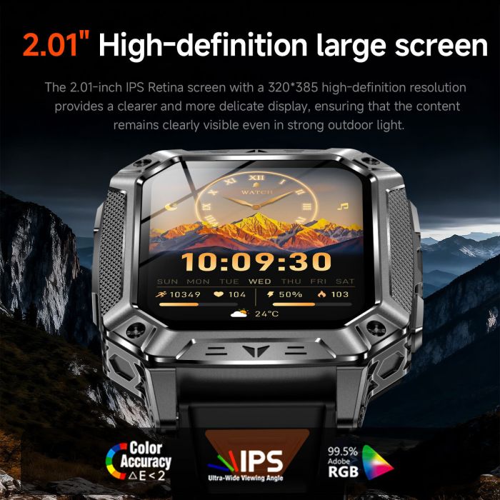 Розумний смарт годинник Smart Formula K+ Steel, 2 ремінці - зображення 5