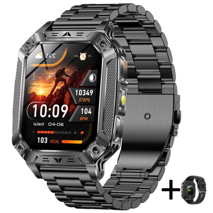 Розумний смарт годинник Smart Formula K+ Steel, 2 ремінці - зображення 1