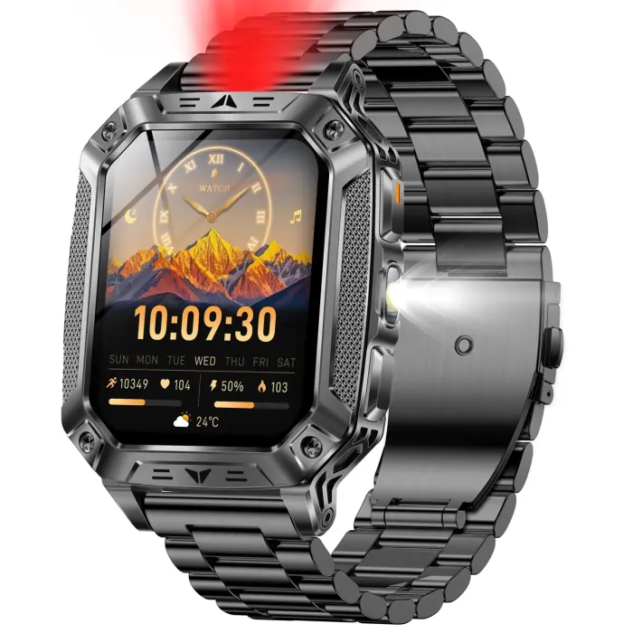 Розумний смарт годинник Smart Formula K+ Steel, 2 ремінці - зображення 8