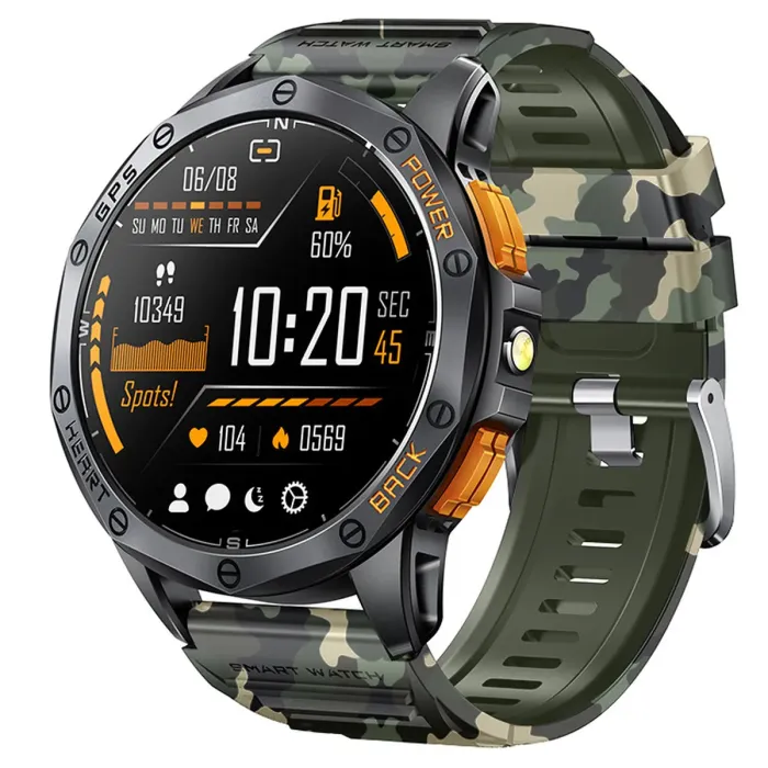 Розумний смарт годинник Smart GPS Max ArmyGreen, 2 ремінці - зображення 1