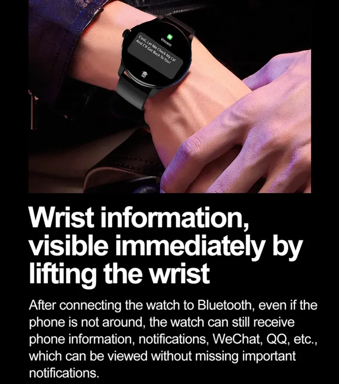 Розумний смарт годинник Smart Holiday Black Steel, 2 ремінці - зображення 7