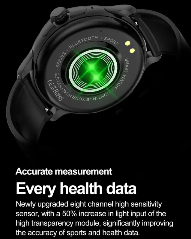 Розумний смарт годинник Smart Holiday Black Steel, 2 ремінці - зображення 9