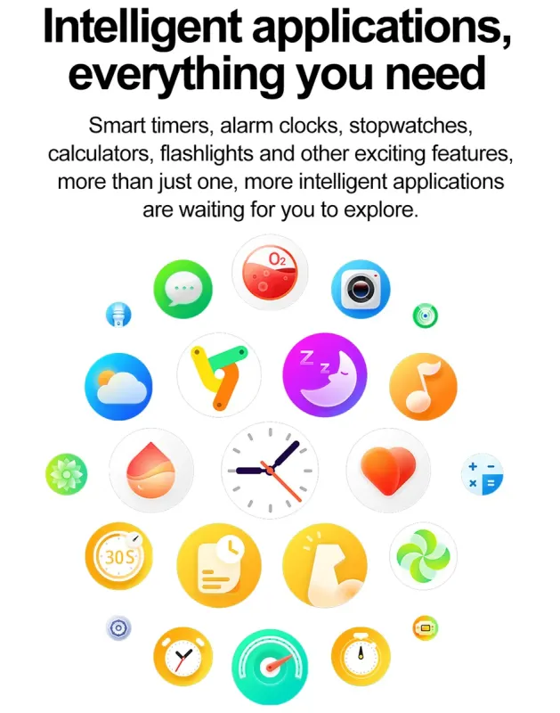 Розумний смарт годинник Smart Holiday Black Steel, 2 ремінці - зображення 10