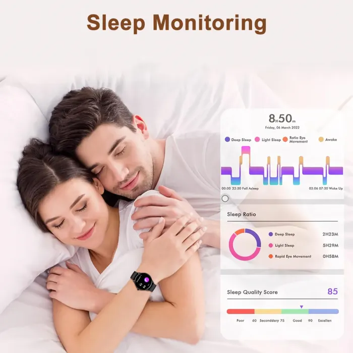 Розумний смарт годинник Smart Holiday Black Steel, 2 ремінці - зображення 5