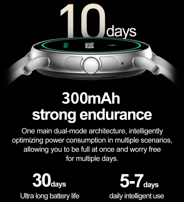 Розумний смарт годинник Smart Holiday Black Steel, 2 ремінці - зображення 6