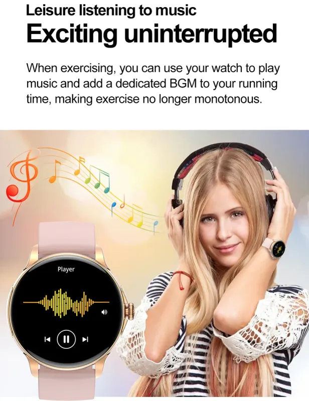 Розумний смарт годинник Smart Holiday Gold Rubber, 2 ремінці - зображення 7