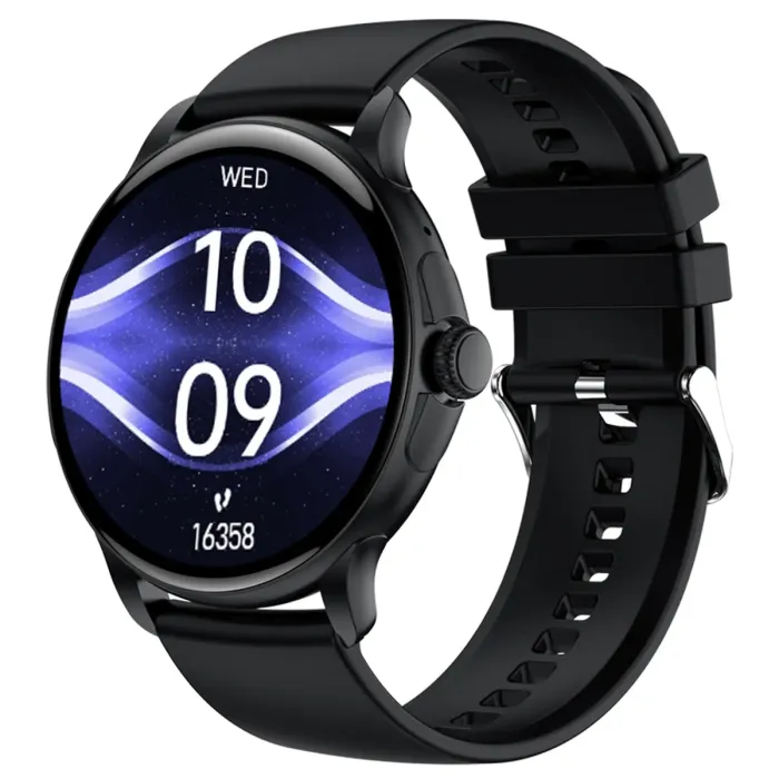 Розумний смарт годинник Smart Holiday Black Rubber, 2 ремінці - зображення 1