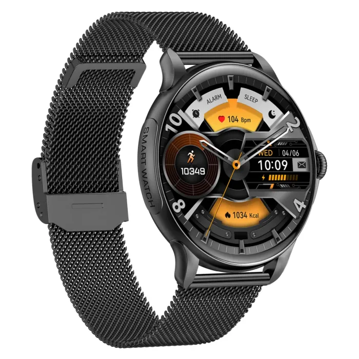 Розумний смарт годинник Smart Holiday Black Steel, 2 ремінці - зображення 8