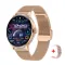 Розумний смарт годинник Smart Holiday Gold Steel, 2 ремінці