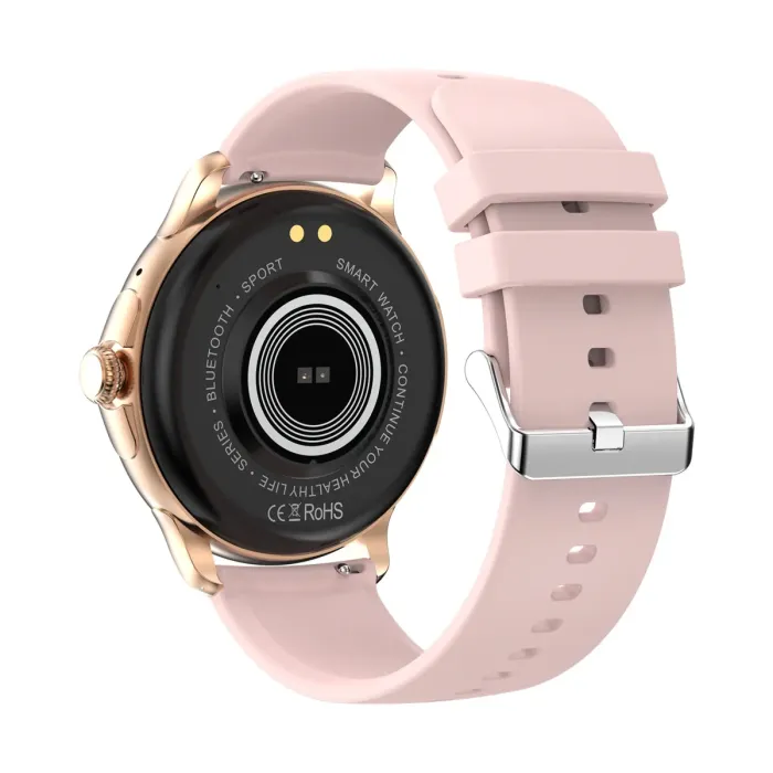 Розумний смарт годинник Smart Holiday Gold Rubber, 2 ремінці - зображення 9