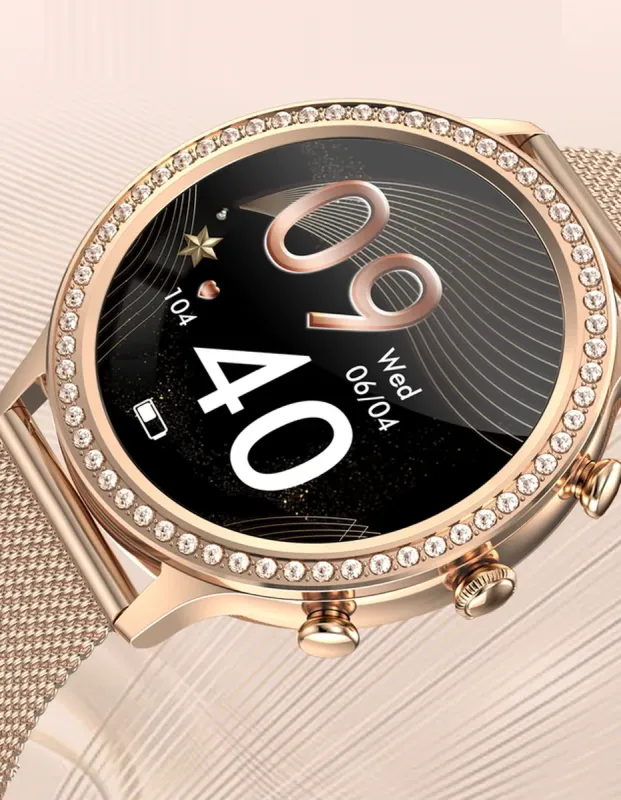 Розумний смарт годинник Smart IQ Girl Gold - зображення 2