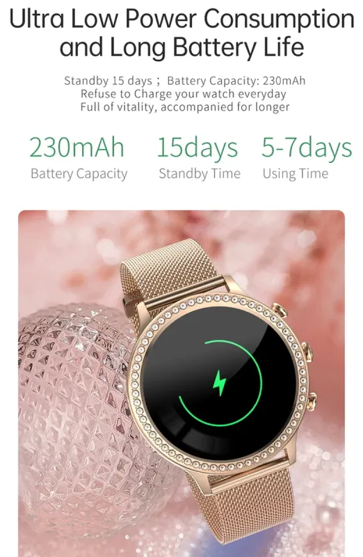 Розумний смарт годинник Smart IQ Girl Gold - зображення 10