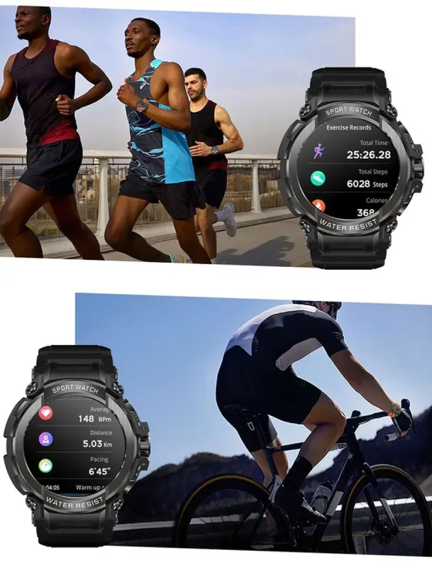 Розумний смарт годинник Smart Kador Black - зображення 9