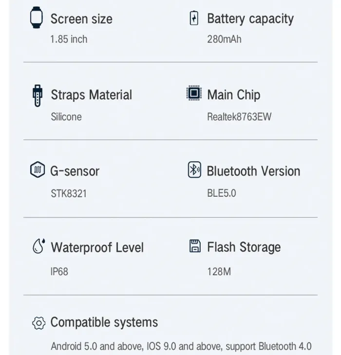 Розумний смарт годинник Smart Kiss Pro Gold - зображення 12