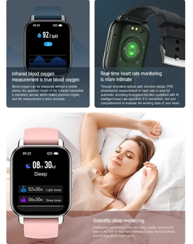 Розумний смарт годинник Smart Kiss Pro Gold - зображення 6