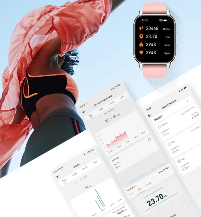 Розумний смарт годинник Smart Kiss Pro Gold - зображення 9