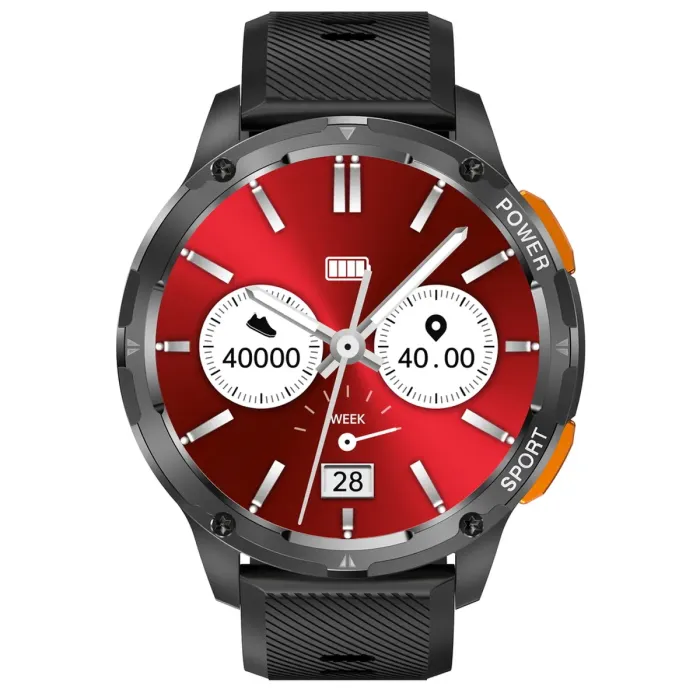 Розумний смарт годинник Smart Kopter Rubber Black - зображення 2