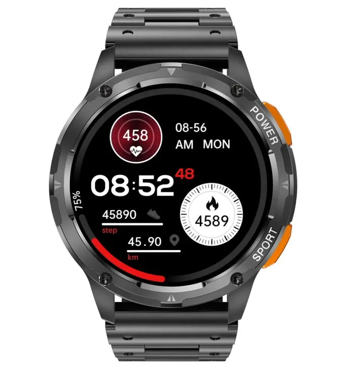 Розумний смарт годинник Smart Kopter Steel Black - зображення 2