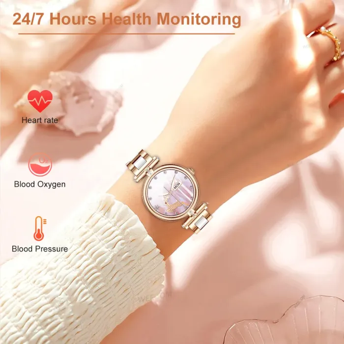 Розумний смарт годинник Smart Leila Steel, 2 ремінці - зображення 7