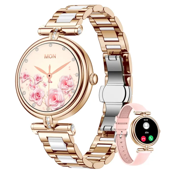 Розумний смарт годинник Smart Leila Steel, 2 ремінці - зображення 1