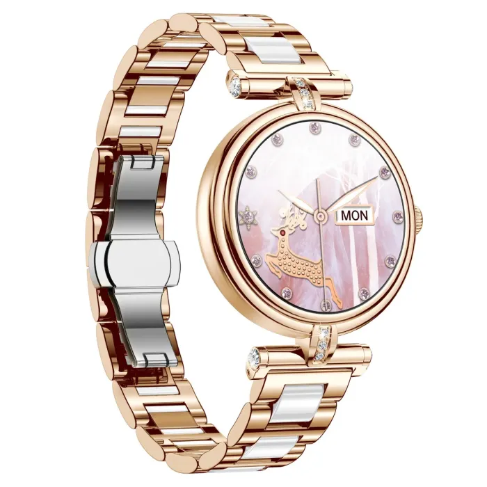 Розумний смарт годинник Smart Leila Steel, 2 ремінці - зображення 3