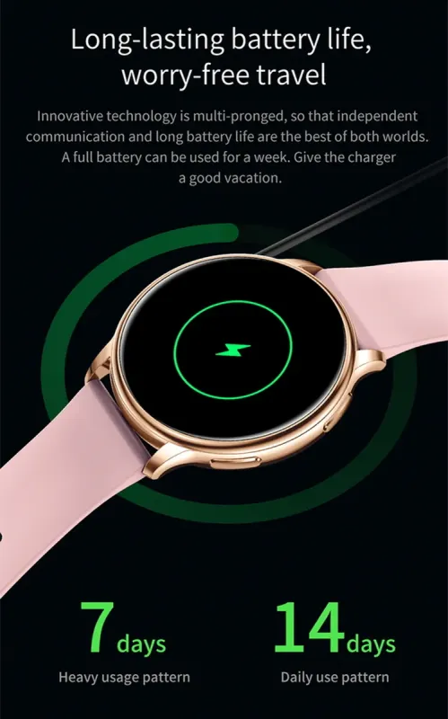 Розумний смарт годинник Smart Melisia Gold - зображення 6