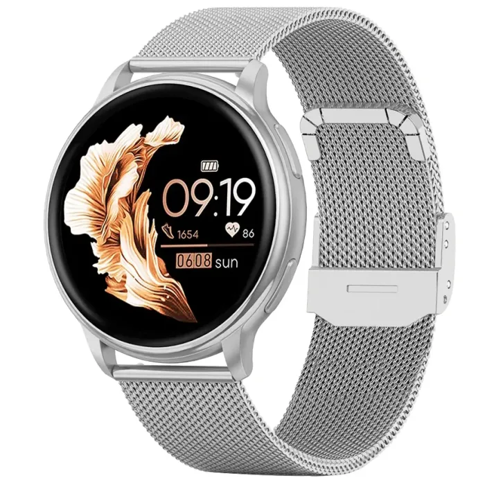 Розумний смарт годинник Smart Melisia Silver Steel, 2 ремінці - зображення 2