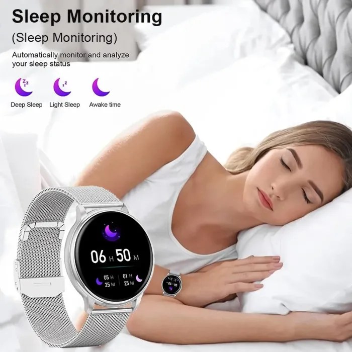 Розумний смарт годинник Smart Melisia Silver Rubber, 2 ремінці - зображення 8