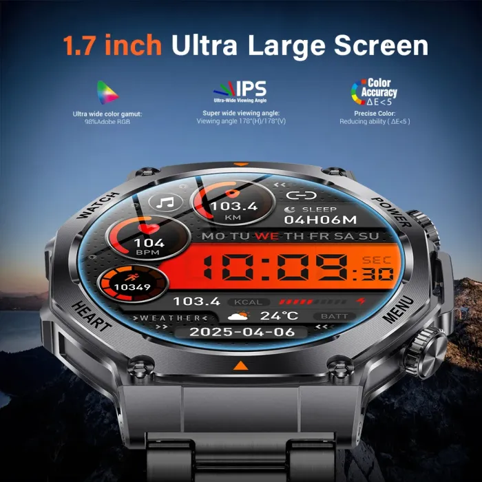 Розумний смарт годинник Smart Mevaden Ultra Steel, 2 ремінці - зображення 6