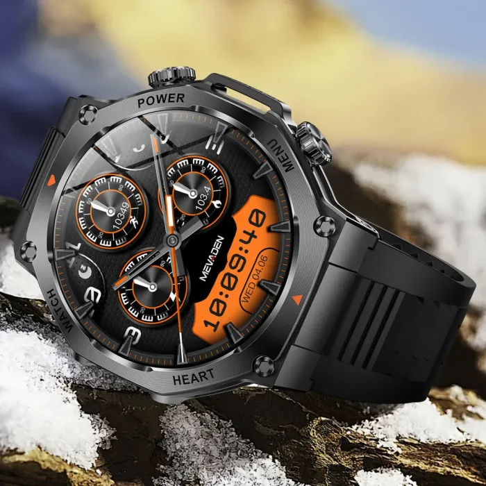 Розумний смарт годинник Smart Mevaden Ultra Rubber, 2 ремінці - зображення 4