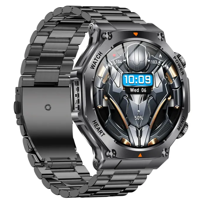 Розумний смарт годинник Smart Mevaden Ultra Steel, 2 ремінці - зображення 3