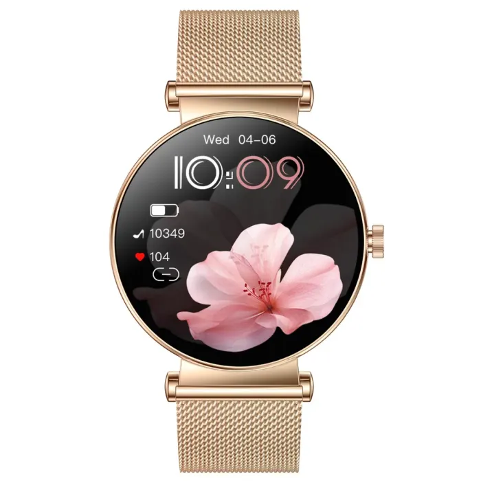 Розумний смарт годинник Smart Princess Steel Gold, 2 ремінці - зображення 2
