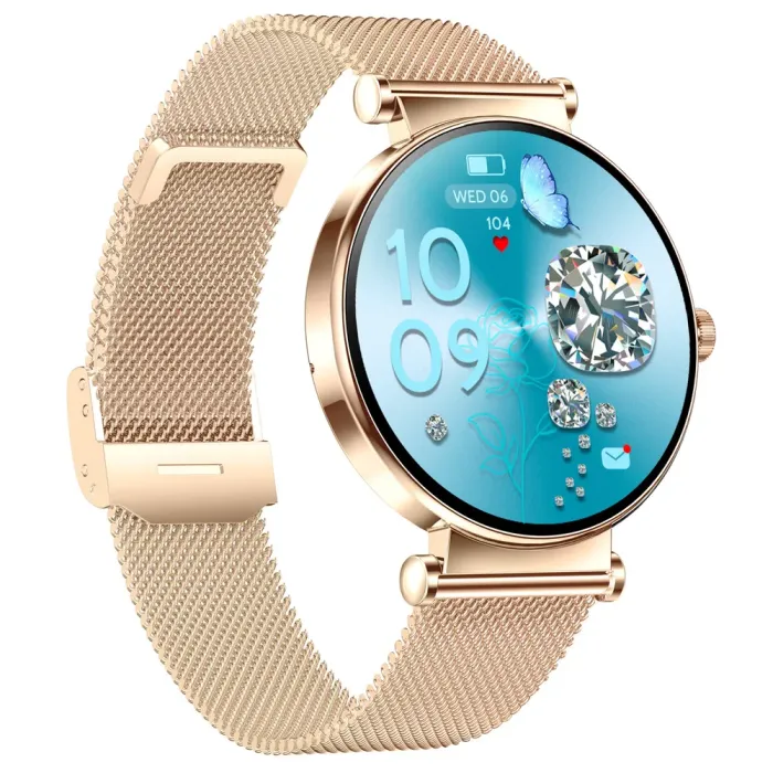 Розумний смарт годинник Smart Princess Steel Gold, 2 ремінці - зображення 3