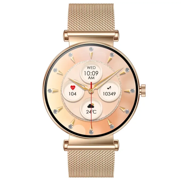 Розумний смарт годинник Smart Princess Steel Gold, 2 ремінці - зображення 11