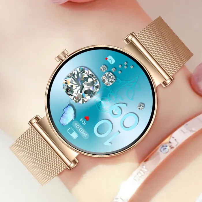 Розумний смарт годинник Smart Princess Steel Gold, 2 ремінці - зображення 9