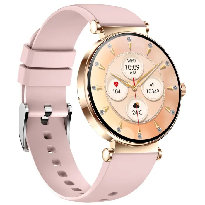 Розумний смарт годинник Smart Princess Rubber Pink, 2 ремінці - зображення 3