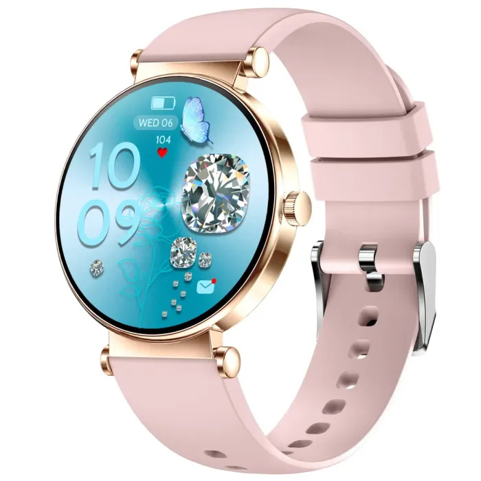 Розумний смарт годинник Smart Princess Rubber Pink, 2 ремінці - зображення 10