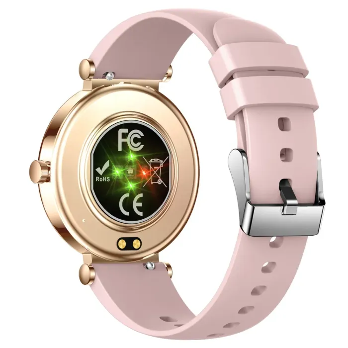 Розумний смарт годинник Smart Princess Rubber Pink, 2 ремінці - зображення 12