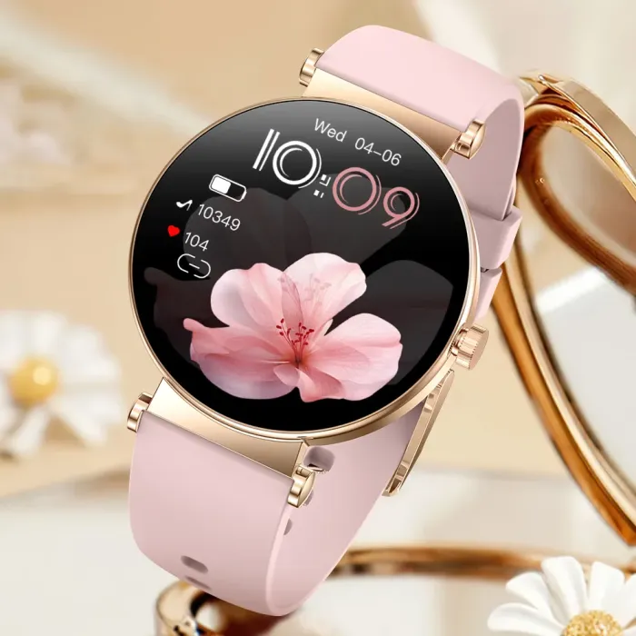 Розумний смарт годинник Smart Princess Rubber Pink, 2 ремінці - зображення 4