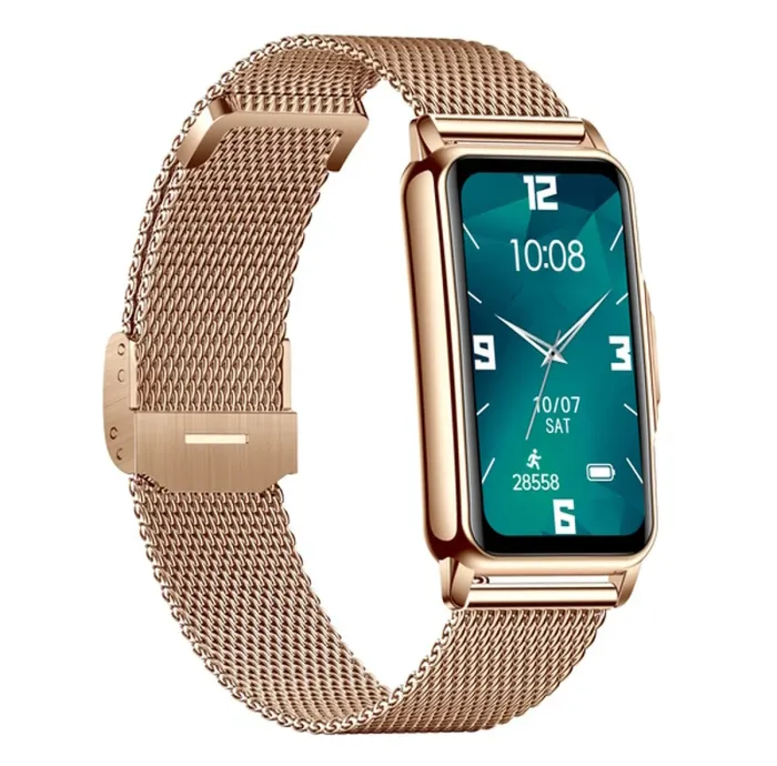 Розумний смарт годинник Smart Mioband Nano+ Gold - зображення 5