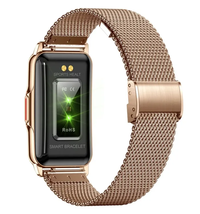 Розумний смарт годинник Smart Mioband Nano+ Gold - зображення 8